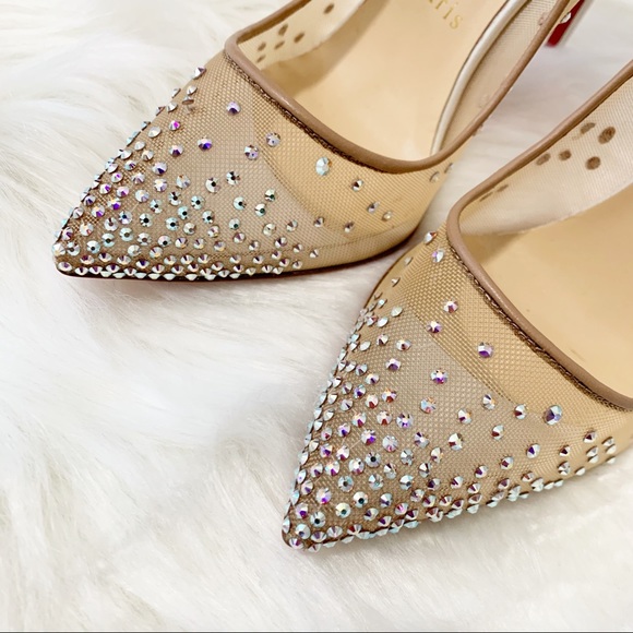 SOLD Christian Louboutin Mesh Follies Strauss - Picture 3 of 8